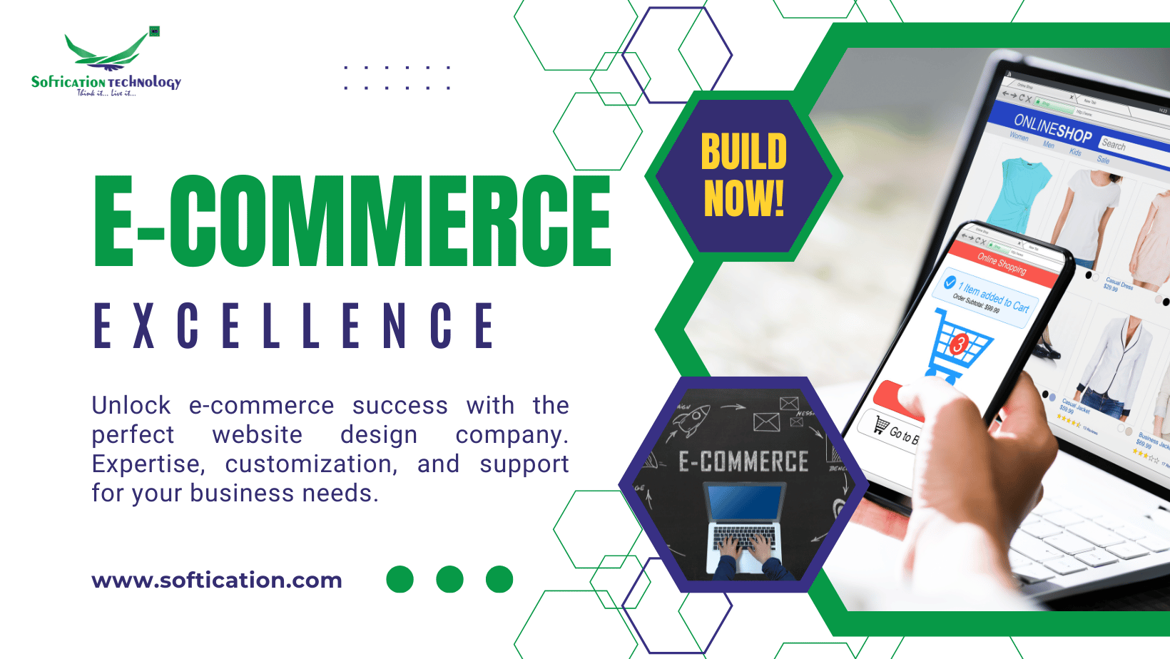 Unlock e-commerce success with the perfect website design company. Expertise, customization, and support for your business needs.