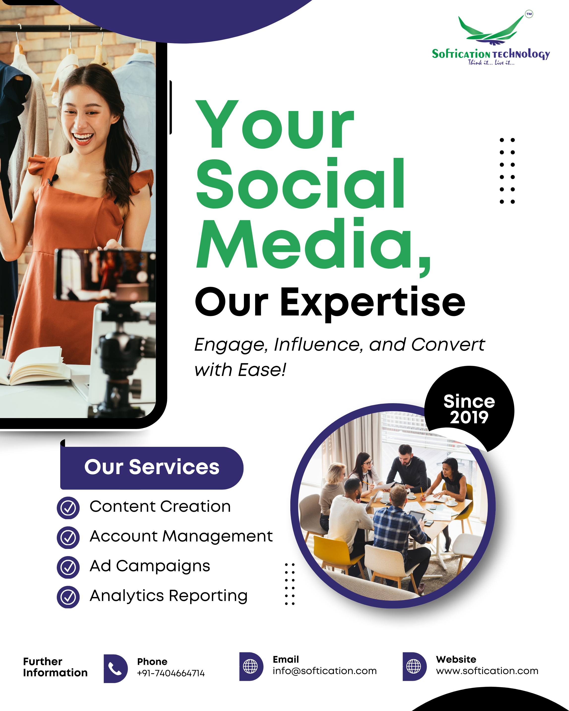 Elevate your business with the premier Social Media Marketing agency in India. Unleash the power of online growth and ROI.